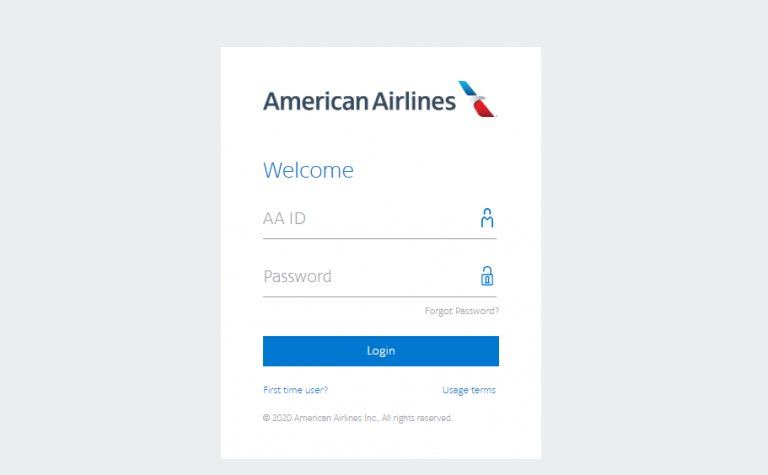 Procedure to Login into the American Airlines Employee Portal
