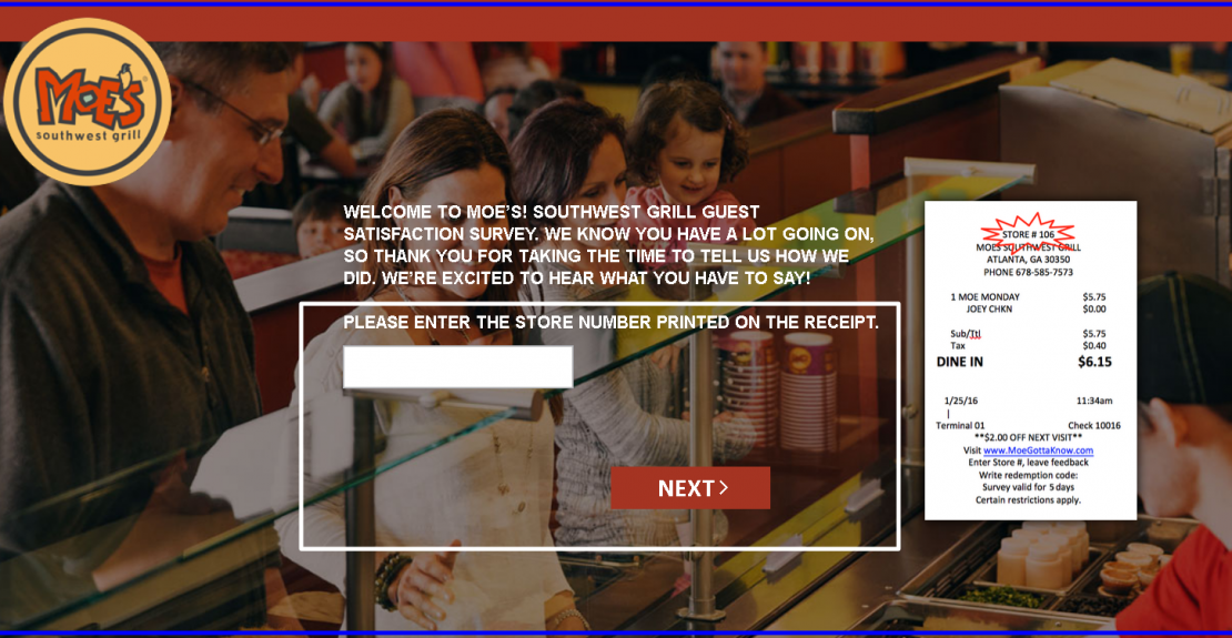 Www moegottaknow Moe s Southwest Grill Guest Satisfaction Survey 