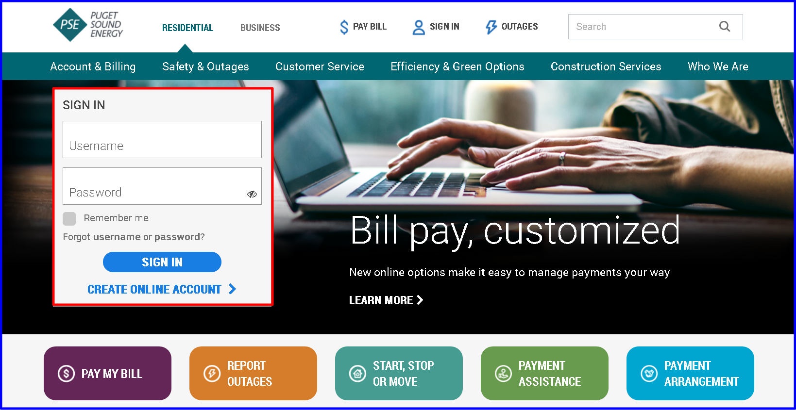 How To Puget Sound Energy Bill Pay All Sports News