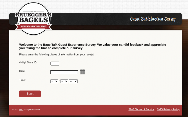 bruegger's guest survey
