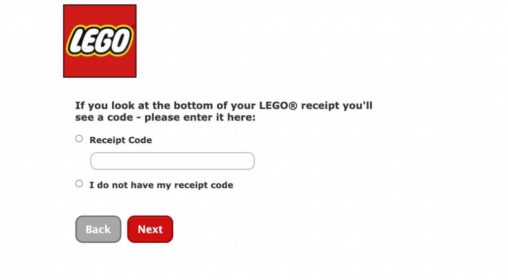 lego store survey